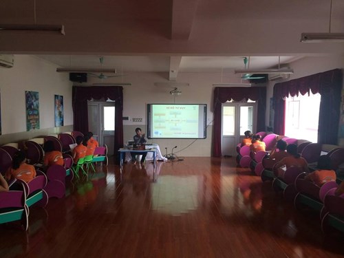 Ngày 29/06/2016 Nhà trường đã mời giảng viên Trần Quý Thịnh đến tập huấn phần mềm Mindmanerger.